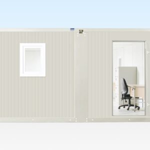 6.5M X 4.6M Side Linked Flat Pack Container Office - Image 1